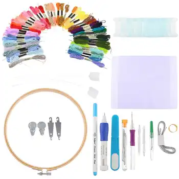 85PCS DIY Magic Embroidery Stitching Punch Needle Tool Stitching Punch Pen With Case Sets DIY Craft Sewing Tool For Embroidery
85PCS DIY Magic Embroidery Stitching Punch Needle Tool Stitching Punch Pen With Case Sets DIY Craft Sewing Tool For Embroidery