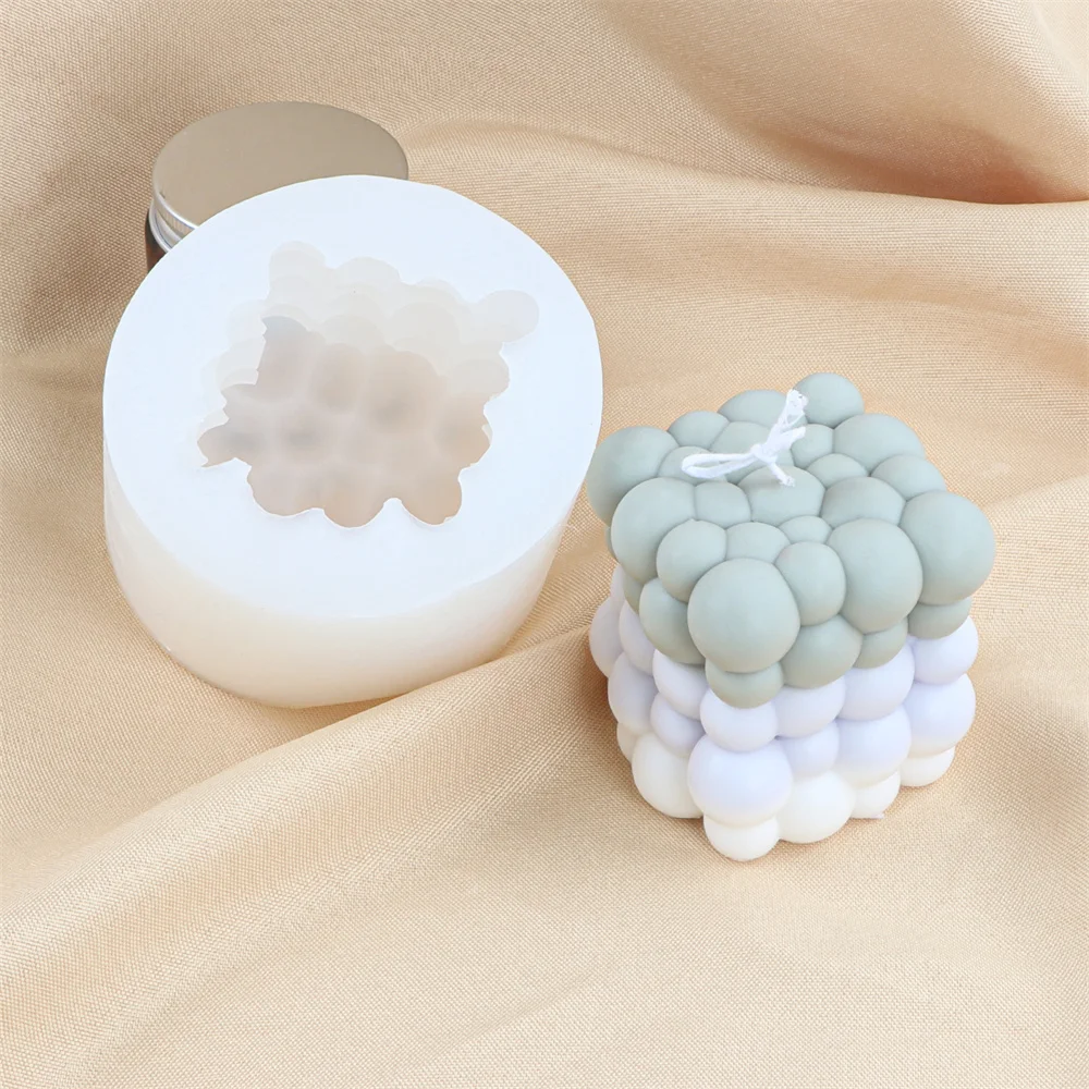 Creative Cloud Candle Mold Silicone Malformed Sphere Plaster Mould DIY Bubble Magic Ball Epoxy Resin Tools Home Decorations
Creative Cloud Candle Mold Silicone Malformed Sphere Plaster Mould DIY Bubble Magic Ball Epoxy Resin Tools Home Decorations