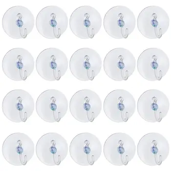 20 X Suction Cups Clear Plastic Cups with Metal Hooks Window Decoration Cabinet Sucker Perfect for Hanging Christmas Decorations
20 X Suction Cups Clear Plastic Cups with Metal Hooks Window Decoration Cabinet Sucker Perfect for Hanging Christmas Decorations