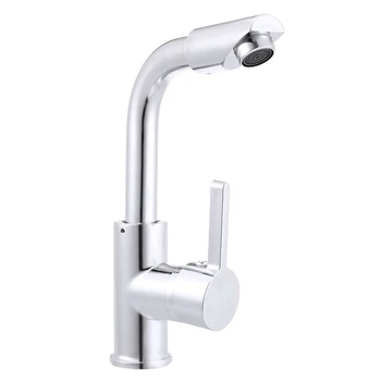 Kitchen Faucet 360° Rotating Hot and Cold Water Mixer Faucet for Kitchen Bathroom Deck Mounted Single Lever Mixer Tap
Kitchen Faucet 360° Rotating Hot and Cold Water Mixer Faucet for Kitchen Bathroom Deck Mounted Single Lever Mixer Tap