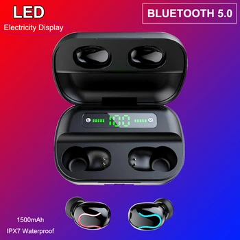 TWS Bluetooth Earphone Q82 Bluetooth 5.0 headset LED digital display smart fingerprint touch control stereo game sports Earpiece
TWS Bluetooth Earphone Q82 Bluetooth 5.0 headset LED digital display smart fingerprint touch control stereo game sports Earpiece