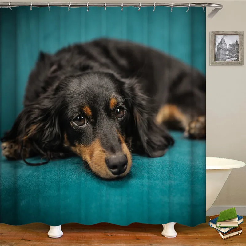 Cartoon Cute Pet Dog Shower Curtain Cartoon Animal Polyester Fabric Bath Curtain for Bathroom Curtain Decoration Shower Curtains
Cartoon Cute Pet Dog Shower Curtain Cartoon Animal Polyester Fabric Bath Curtain for Bathroom Curtain Decoration Shower Curtains