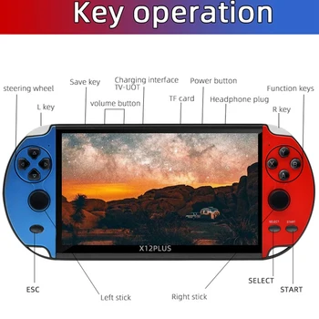 X12Puls Handheld Game Console 7.0 Inch Color Sn Game Console 16GB Memory Handheld Video Game Console
X12Puls Handheld Game Console 7.0 Inch Color Sn Game Console 16GB Memory Handheld Video Game Console