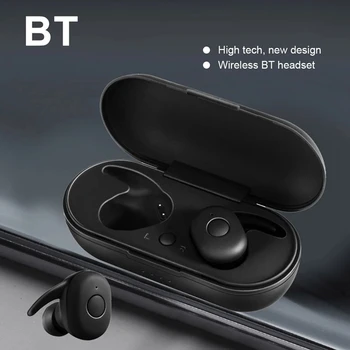

DT-1 TWS Wireless Headphones Mini Smart Bluetooth 5.0 In-Ear Headset With Mic Pick Up Automatic Pairing Handsfree Earbuds