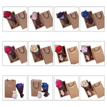 Creative DIY Soap Rose Flower Bouquet Little Bear Gift Box for Anniversary/Birth 67JB
Creative DIY Soap Rose Flower Bouquet Little Bear Gift Box for Anniversary/Birth 67JB