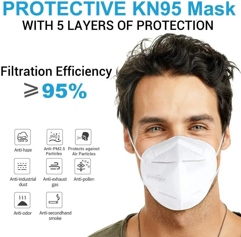 100 Pcs Disposable Mouth Mask Face Mask FFP2 Mask 95% Filtration Non-woven Fabric Protective Masks Same As KN95 Mascarillas FFP3
100 Pcs Disposable Mouth Mask Face Mask FFP2 Mask 95% Filtration Non-woven Fabric Protective Masks Same As KN95 Mascarillas FFP3