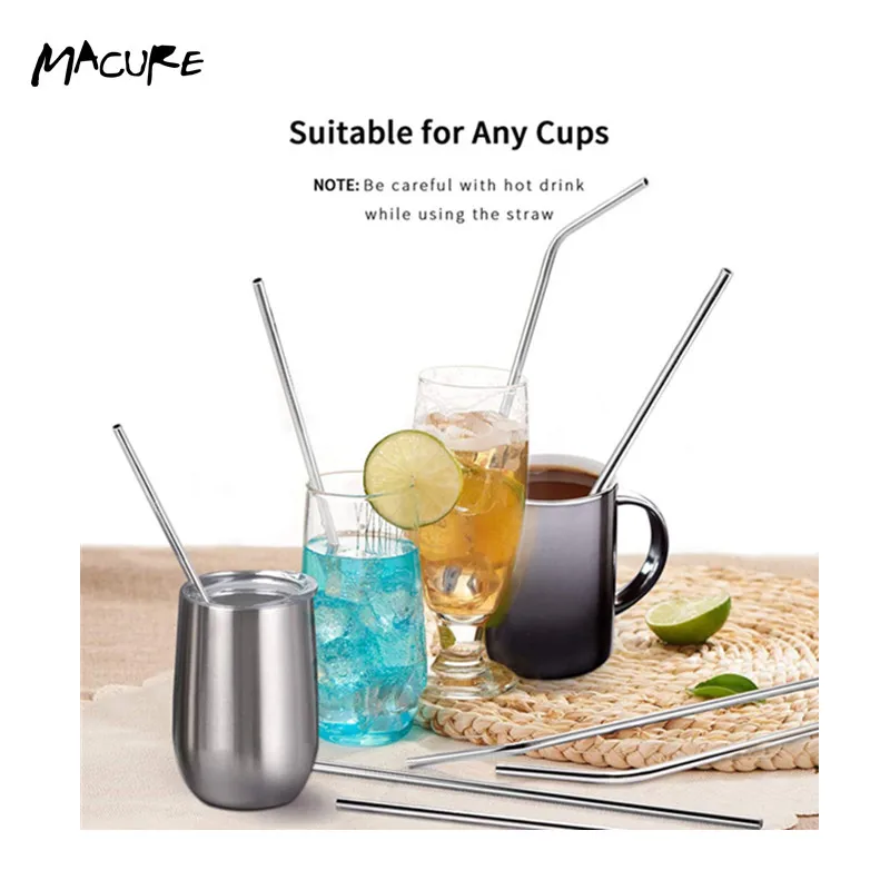 Home Kitchen Food Grade Reusable Drinking Straw High Quality Stainless Steel Straw with Cleaner Brush Wholesale
Home Kitchen Food Grade Reusable Drinking Straw High Quality Stainless Steel Straw with Cleaner Brush Wholesale