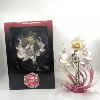 23cm anime fate saber PVC action figure toys anime Flower Wedding dress saber figure dolls collectible model toys kid gift
23cm anime fate saber PVC action figure toys anime Flower Wedding dress saber figure dolls collectible model toys kid gift