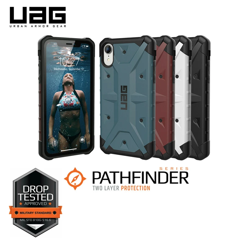 

Official UAG Pathfinder SERIES Military Spec Case - Rugged Cover For iphone 6/6s/7/8 6/6s/7/8 plus For iphone X XS XR X/XS Max