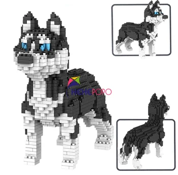 950pcs+ 6618-3 New Husky Mini Block Diamond Small Particle Building Blocks Assemble Dog Model Toys for Children Gifts
950pcs+ 6618-3 New Husky Mini Block Diamond Small Particle Building Blocks Assemble Dog Model Toys for Children Gifts