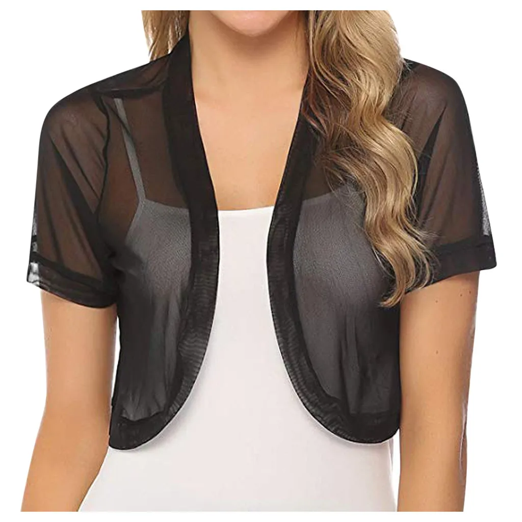 YOUYEDIAN 2019 Fashion Womens Chiffon Short Sleeve Solid Shrug Open Front Bolero Cardigan Tops #F
YOUYEDIAN 2019 Fashion Womens Chiffon Short Sleeve Solid Shrug Open Front Bolero Cardigan Tops #F