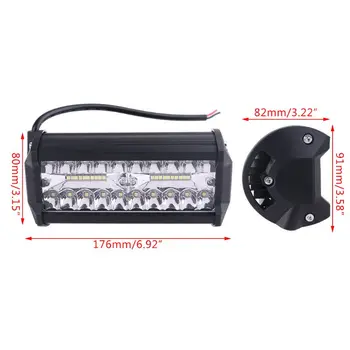1Pc 7\" 100W LED Work Light Long Bar Flood Spot Beam Waterproof Offroad 4WD M2ED
1Pc 7\" 100W LED Work Light Long Bar Flood Spot Beam Waterproof Offroad 4WD M2ED