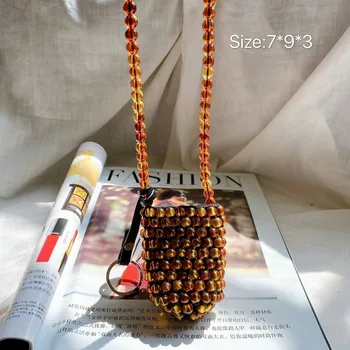 2020 Spring and Summer New Style South Korea Handmade Pearl Woven Bag Mini Bucket Kou Hong Bao Online Celebrity Crossbody Bag
2020 Spring and Summer New Style South Korea Handmade Pearl Woven Bag Mini Bucket Kou Hong Bao Online Celebrity Crossbody Bag