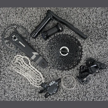 SRAM NX 1x11s 11-42T speed Groupset Kit DUB with BSA BB Trigger Shifter Rear Derailleur Cassette Chain X1 eagle Crankset 
SRAM NX 1x11s 11-42T speed Groupset Kit DUB with BSA BB Trigger Shifter Rear Derailleur Cassette Chain X1 eagle Crankset