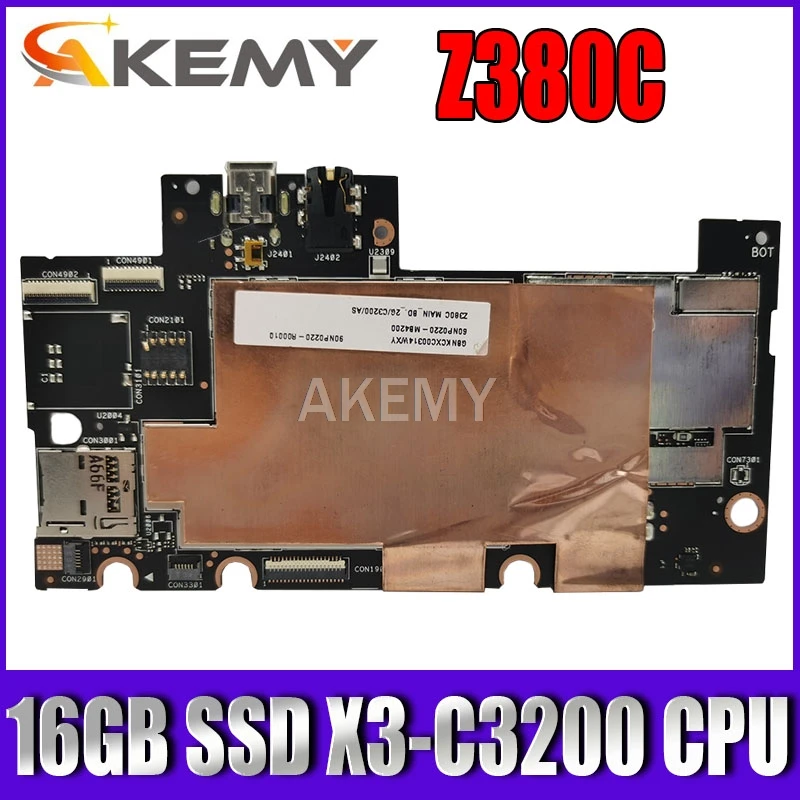 Z380C Tablet motherboard For Asus ZenPad 8.0 Z380C Test original mainboard 16GB SSD X3-C3200 CPU
Z380C Tablet motherboard For Asus ZenPad 8.0 Z380C Test original mainboard 16GB SSD X3-C3200 CPU