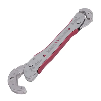 9-45mm Adjustable Magic Wrench Multi-function Purpose Spanner Tools Universal Wrench Pipe Home Hand Tool Quick Snap Grip Wrench
9-45mm Adjustable Magic Wrench Multi-function Purpose Spanner Tools Universal Wrench Pipe Home Hand Tool Quick Snap Grip Wrench