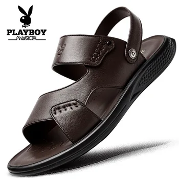 2020 Playboy summer soft bottom men's sandals leather beach leather waterproof non-slip shoes
2020 Playboy summer soft bottom men's sandals leather beach leather waterproof non-slip shoes
