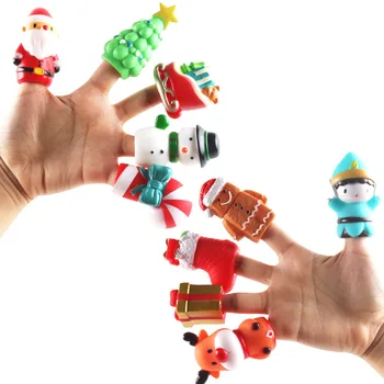10Pcs Mini Finger Doll Cute Christmas Finger Sleeve PVC Christmas Gift Story Helper Christmas New Year Decoration Household Item 
10Pcs Mini Finger Doll Cute Christmas Finger Sleeve PVC Christmas Gift Story Helper Christmas New Year Decoration Household Item