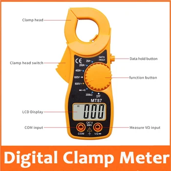 Portable MT87 LCD Digital Clamp Meters Multimeter With Measurement AC/DC Voltage Tester Current Resistance Multi Test
Portable MT87 LCD Digital Clamp Meters Multimeter With Measurement AC/DC Voltage Tester Current Resistance Multi Test