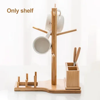 Space Saving Tree Shape Desktop Kitchen With Storage Box Bamboo Mug Rack Household Dining Room Drinkware Display Stand 6 Hooks
Space Saving Tree Shape Desktop Kitchen With Storage Box Bamboo Mug Rack Household Dining Room Drinkware Display Stand 6 Hooks
