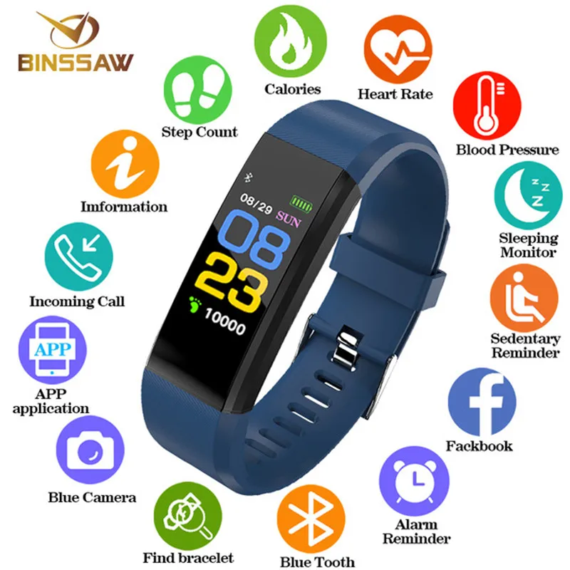 BINSSAW Smart Watch 2020 Men Women Wristwatch Sport Fitness tracker Pedometer Heart Rate Blood Pressure Watches LED Smartwatch
BINSSAW Smart Watch 2020 Men Women Wristwatch Sport Fitness tracker Pedometer Heart Rate Blood Pressure Watches LED Smartwatch