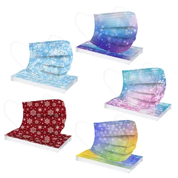 50pc Adult Snowflake Printed Masks Disposable Festive Party Face Mask Mondkapjes 3 Layer Ply Filter Mouth Masks Mascarillas
50pc Adult Snowflake Printed Masks Disposable Festive Party Face Mask Mondkapjes 3 Layer Ply Filter Mouth Masks Mascarillas
