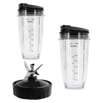 6 Fins Extractor Blades Replacement Part with 24OZ Cups for Ninja Fit for Nutri Ninja Auto IQ BL450-70 BL451-70,Etc
6 Fins Extractor Blades Replacement Part with 24OZ Cups for Ninja Fit for Nutri Ninja Auto IQ BL450-70 BL451-70,Etc