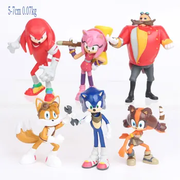 6pcs/set Sonic The Hedgehog PVC Action Figures Toys Children Kids Game Model
6pcs/set Sonic The Hedgehog PVC Action Figures Toys Children Kids Game Model