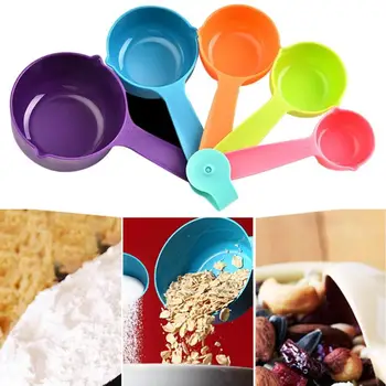 5pcs Plastic Measuring Spoons Cups Gram Scoop Simplicity Durable Pure Color Ladle Kitchen Baking Cooking Tool 180x90x50mm
5pcs Plastic Measuring Spoons Cups Gram Scoop Simplicity Durable Pure Color Ladle Kitchen Baking Cooking Tool 180x90x50mm