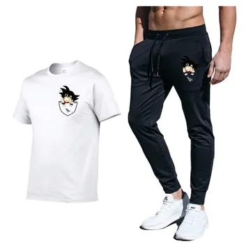 Dragon Ball T Shirt Men Summer Dragon Ball Z goku 3D T-Shirts + pants Mens 2 Pieces Sets casual clothing
Dragon Ball T Shirt Men Summer Dragon Ball Z goku 3D T-Shirts + pants Mens 2 Pieces Sets casual clothing