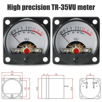 TR-35 VU Meter Head Power Amplifier DB Meter Sound Pressure Meter Audio Level Meter with Backlight TN99 
TR-35 VU Meter Head Power Amplifier DB Meter Sound Pressure Meter Audio Level Meter with Backlight TN99