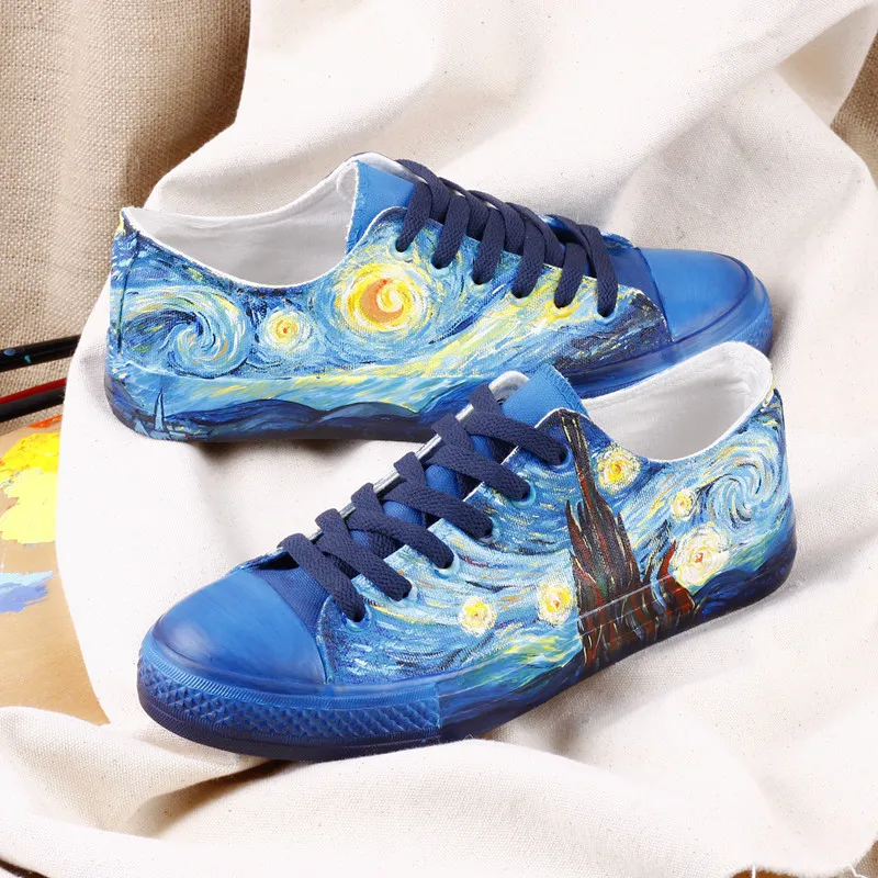 Top Brand Hand Painted Women Flat Casual Canvas Shoes Customize Design Oil Painting Couples Leisure Shoes Espadrilles
Top Brand Hand Painted Women Flat Casual Canvas Shoes Customize Design Oil Painting Couples Leisure Shoes Espadrilles