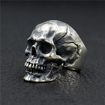 925 Sterling Silver High Detail Skull Ring Mens Biker Punk Ring J50 US Size 7~11
925 Sterling Silver High Detail Skull Ring Mens Biker Punk Ring J50 US Size 7~11