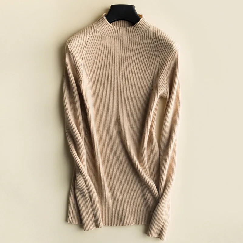 Autumn And Winter New Style Women's Cashmere Sweater Slim Fit Knit Low Waist Jersey Simple Long Sleeve Pullover Warm Sweater 
Autumn And Winter New Style Women's Cashmere Sweater Slim Fit Knit Low Waist Jersey Simple Long Sleeve Pullover Warm Sweater