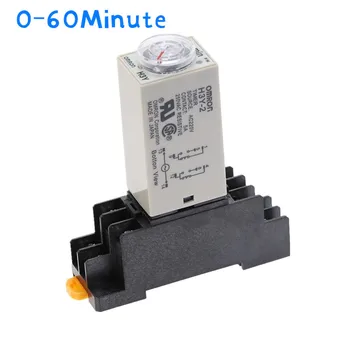 1pcs H3Y-2 Delay Timer Time Relay 0 - 60 Minute AC220V 110V/DC12V 24V with Base 5A
1pcs H3Y-2 Delay Timer Time Relay 0 - 60 Minute AC220V 110V/DC12V 24V with Base 5A