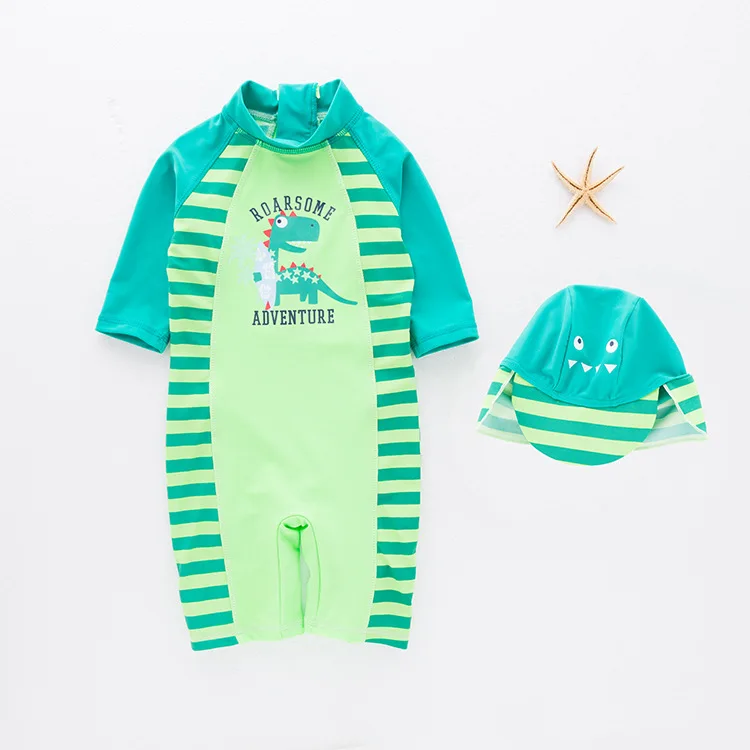 KID'S Swimwear Boys' Cotton One-piece Swimsuit Dinosaur Baby Swimwear Beach Hot Springs Sun-resistant BABY'S Swimsuit
KID'S Swimwear Boys' Cotton One-piece Swimsuit Dinosaur Baby Swimwear Beach Hot Springs Sun-resistant BABY'S Swimsuit