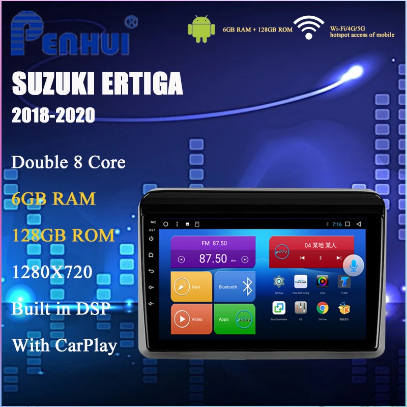Android Car DVD For SUZUKI ERTIGA (2018-2020 ) Car Radio Multimedia Video Player Navigation GPS Android 9 Double DIn
Android Car DVD For SUZUKI ERTIGA (2018-2020 ) Car Radio Multimedia Video Player Navigation GPS Android 9 Double DIn