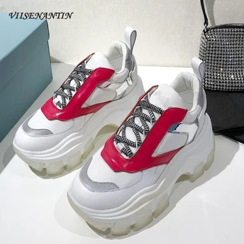 New Design Brand INS Round Toe Daddy Sport Height Increase Shoes Genuine Leather Lace-up Multi-Color Women and Men's Sneakers
New Design Brand INS Round Toe Daddy Sport Height Increase Shoes Genuine Leather Lace-up Multi-Color Women and Men's Sneakers