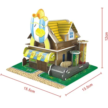New Cubic Fun 3D Puzzle Landscape 3D World Style Assembly House Handmade Paper Puzzle 3D Model Learning Education Puzzle Toy
New Cubic Fun 3D Puzzle Landscape 3D World Style Assembly House Handmade Paper Puzzle 3D Model Learning Education Puzzle Toy