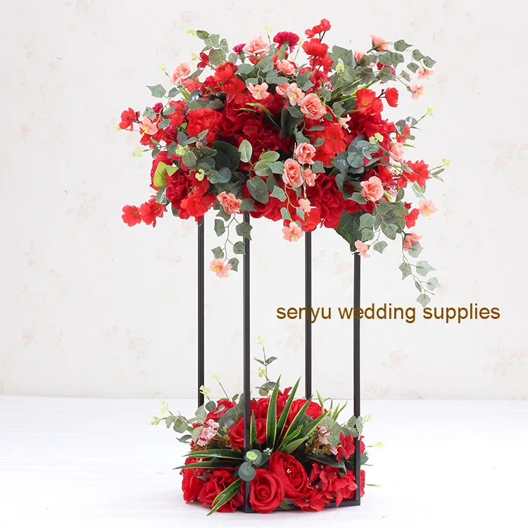 Best Wedding black flower vase flower stand arrangement table centerpiece metal gold plating weddings geometric road lead for party 2 Best Wedding black flower vase flower stand arrangement table centerpiece metal gold plating weddings geometric road lead for party 2
