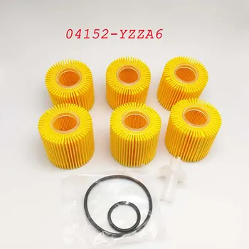 

Yubao 6Pcs New Oil Filter + gasket Kit 04152-YZZA6 For Toyota Prius Corolla Matrix Lexus CT200H Scion IM XD