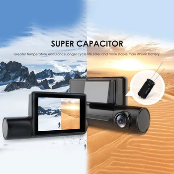 New LS03 3 Inch Touch-Screen Car Dash Cam DVR with GPS WiFi WDR Front 1080P + Rear 1080P Camera Dual Lens Dashcam Driving Record
New LS03 3 Inch Touch-Screen Car Dash Cam DVR with GPS WiFi WDR Front 1080P + Rear 1080P Camera Dual Lens Dashcam Driving Record