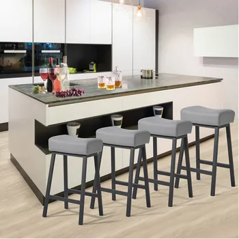 Two Stylish Simple Industrial Style Bar Chairs Classic Black Reinforced Steel Frame Comfortable Saddle-shaped Upholstered Seats
Two Stylish Simple Industrial Style Bar Chairs Classic Black Reinforced Steel Frame Comfortable Saddle-shaped Upholstered Seats