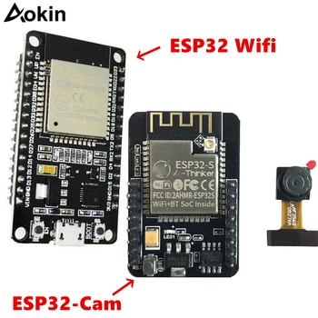 ESP32-CAM Wireless WiFi Bluetooth Module esp32 cam Development Board DC 5V nodemcu esp32 camera wifi
ESP32-CAM Wireless WiFi Bluetooth Module esp32 cam Development Board DC 5V nodemcu esp32 camera wifi