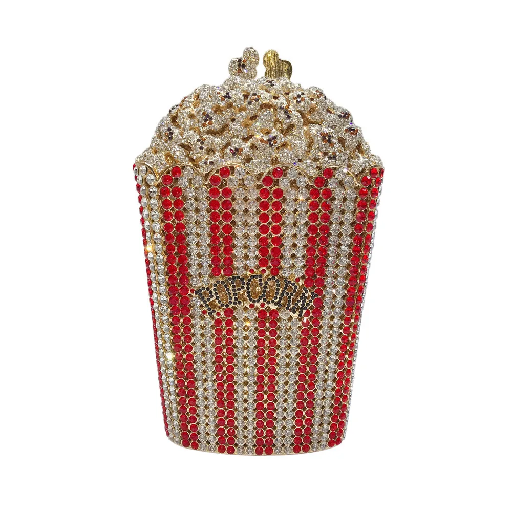 Clutch Popcorn Clutch Popcorn Diamond Parcels Europe And America Crystal Bag with Holes Diamond Evening Bag
Clutch Popcorn Clutch Popcorn Diamond Parcels Europe And America Crystal Bag with Holes Diamond Evening Bag