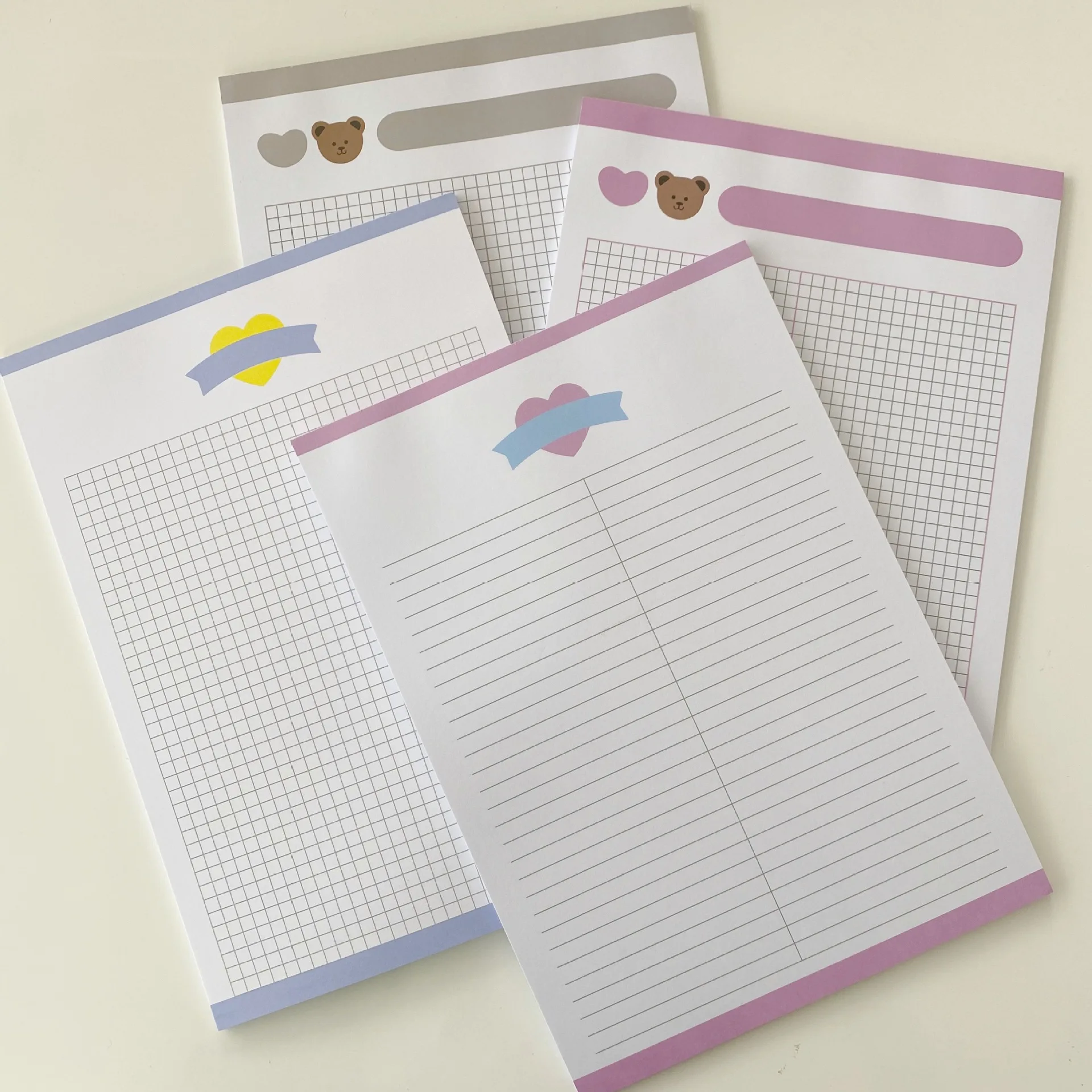 Ins Cartoon Bear Love Memo Pad 30 Sheets B5 Grid Horizontal Line Student Learning Note Paper Diary Notebook Kawaii Stationery
Ins Cartoon Bear Love Memo Pad 30 Sheets B5 Grid Horizontal Line Student Learning Note Paper Diary Notebook Kawaii Stationery