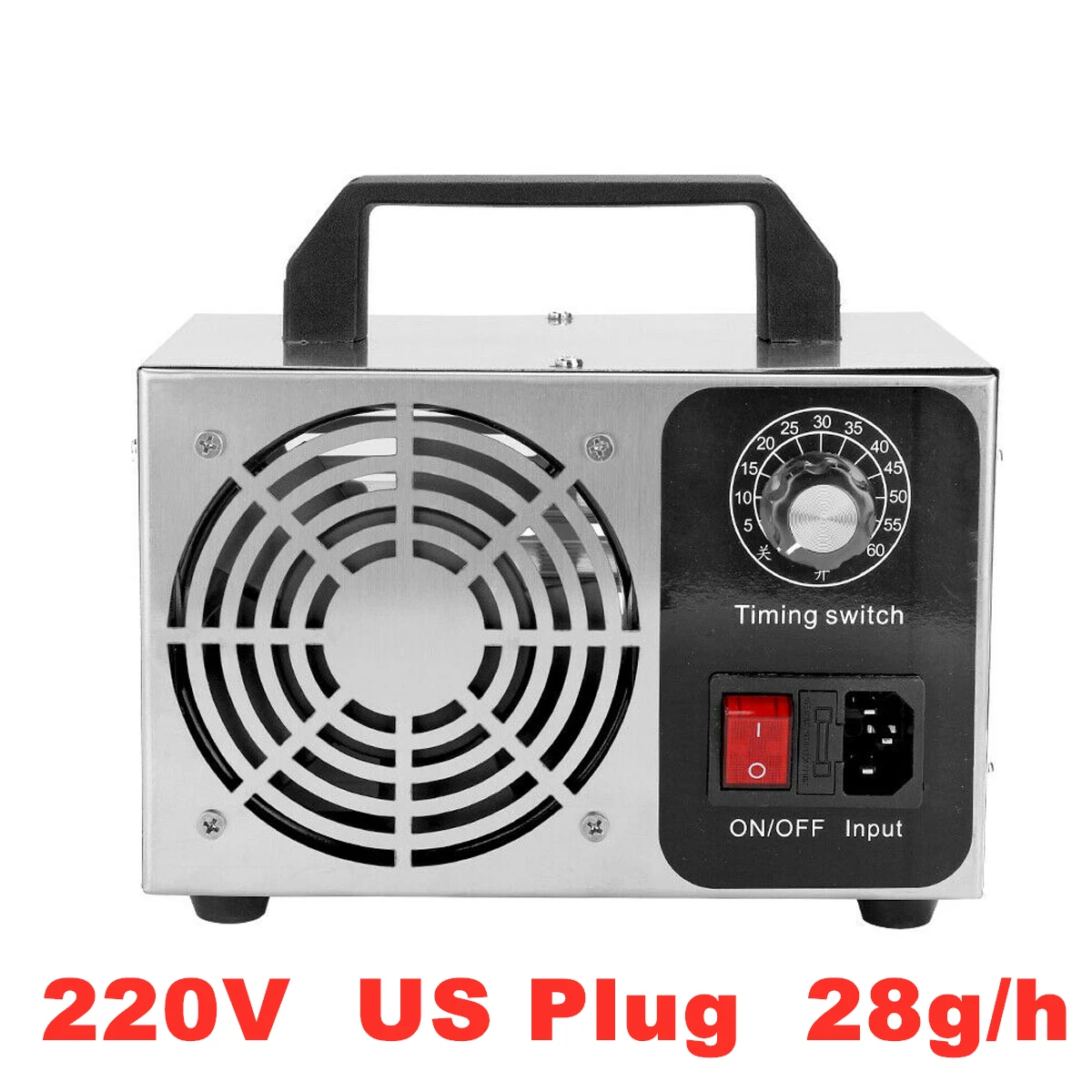 Portabl Ozone Generat Air Purifier Ozone Generator Home Ozonator O3 Generator with Timing Switch 28g/h 220V US /EU Plug
Portabl Ozone Generat Air Purifier Ozone Generator Home Ozonator O3 Generator with Timing Switch 28g/h 220V US /EU Plug