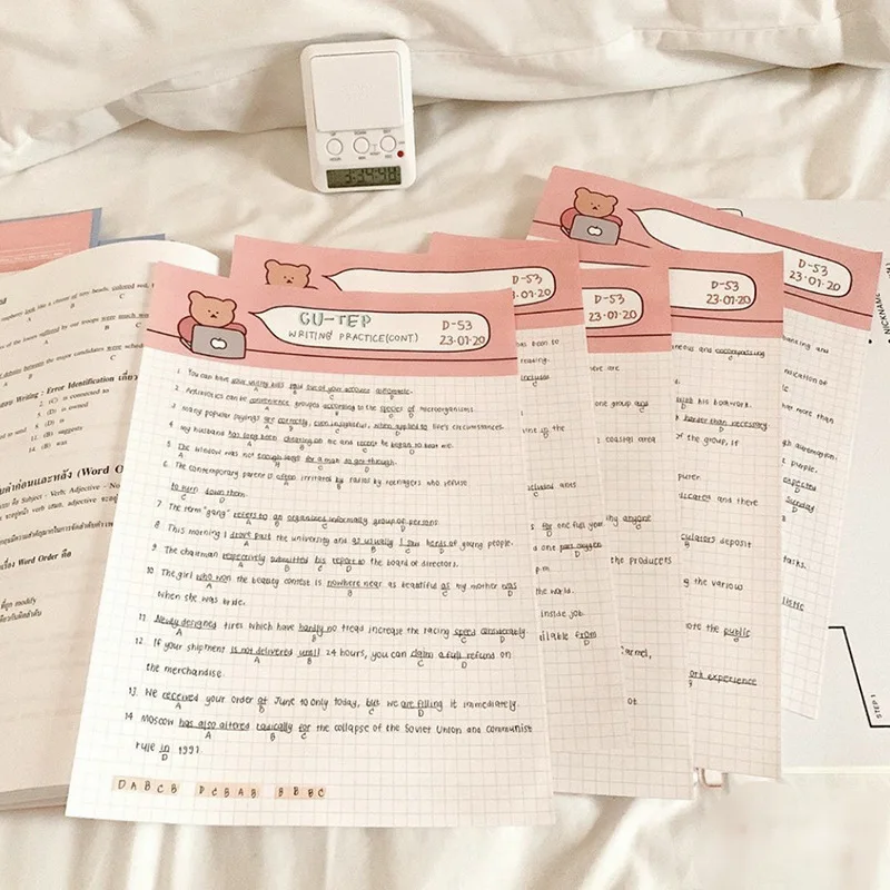 Ins Cartoon Rabbit Bear Memo Pad 30 Sheets B5 Big Notebook Learning Note Paper To Do List Agenda Planner Diary Kawaii Stationery
Ins Cartoon Rabbit Bear Memo Pad 30 Sheets B5 Big Notebook Learning Note Paper To Do List Agenda Planner Diary Kawaii Stationery