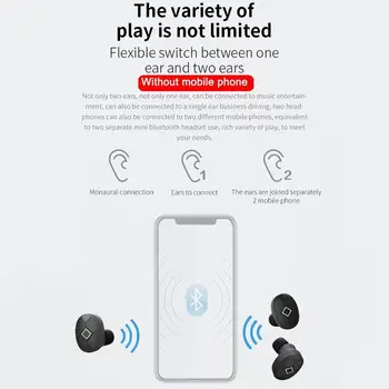 V5/V6 TWS Wireless Waterproof Earphones HiFi Headset Earbuds For Smart Cancelling Headset Noise Gaming Bluetooth 5.0 Phone H2B3
V5/V6 TWS Wireless Waterproof Earphones HiFi Headset Earbuds For Smart Cancelling Headset Noise Gaming Bluetooth 5.0 Phone H2B3