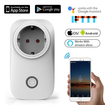 UK/EU/US Smart Switch Wifi Socket Plug Outlet Smart Remote Wireless Controls Smart Phone Voice control with Alexa Google Home
UK/EU/US Smart Switch Wifi Socket Plug Outlet Smart Remote Wireless Controls Smart Phone Voice control with Alexa Google Home